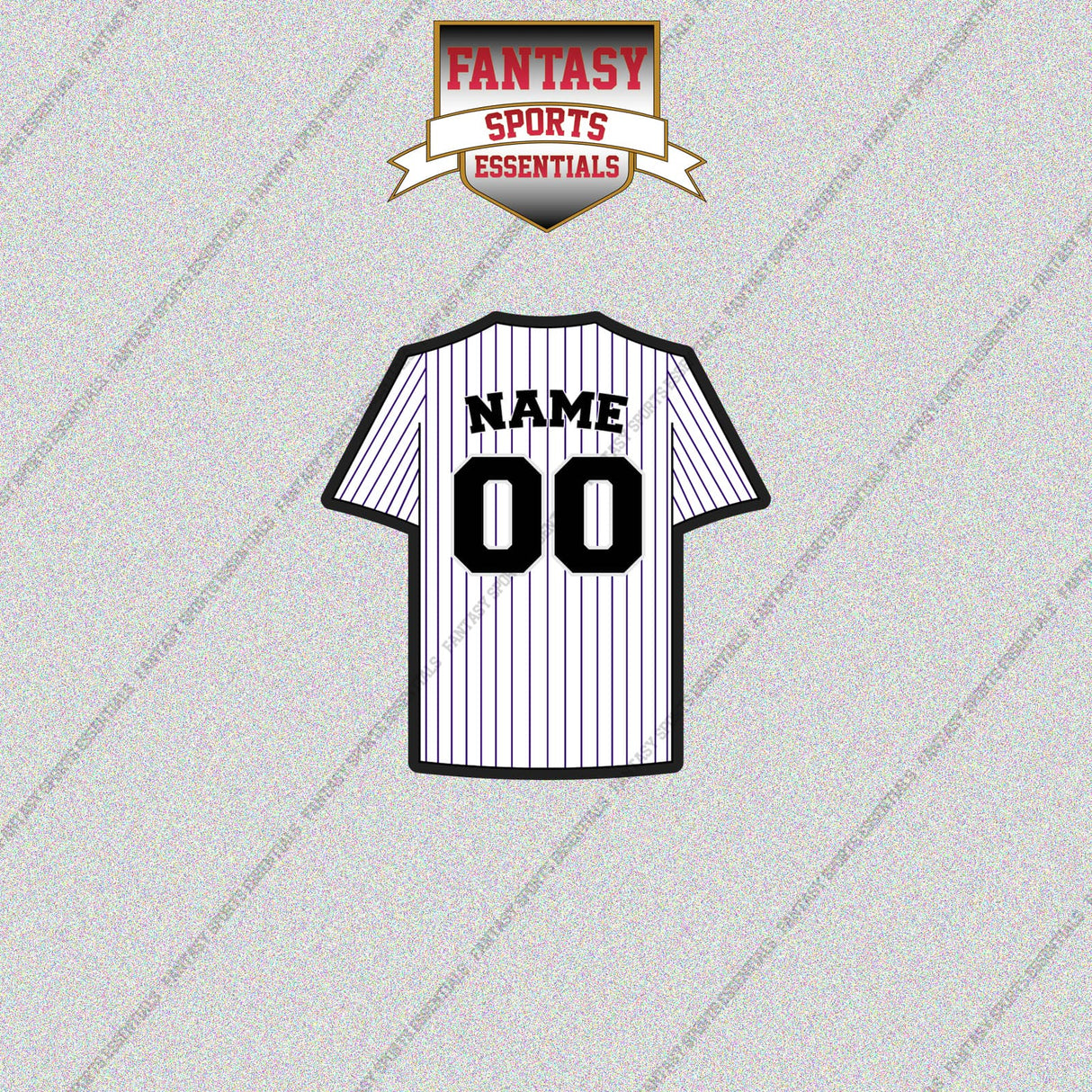 Colorado Rockies Personalized Current Home Jersey Glossy Stickers