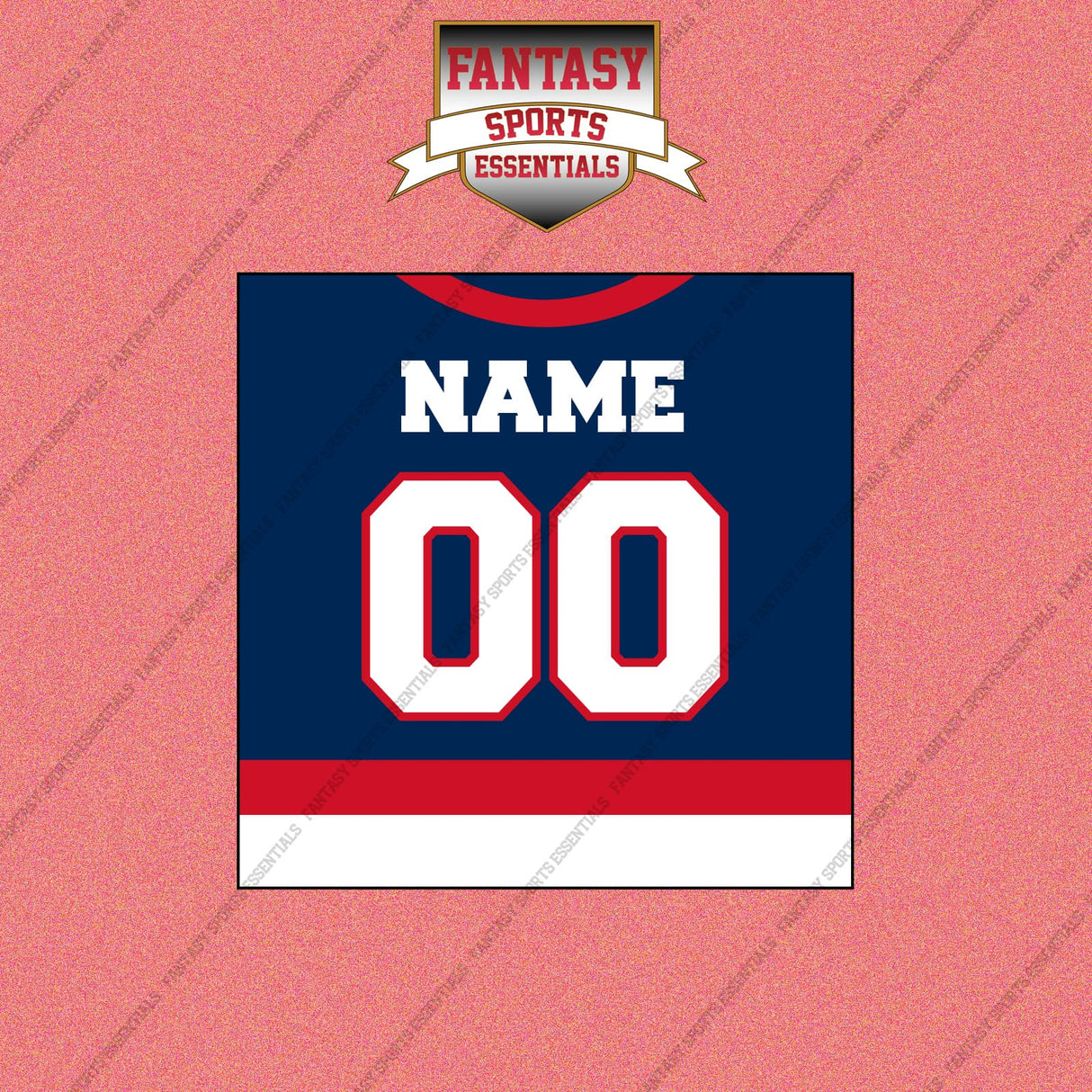 Columbus Blue Jackets Personalized Current Home Jersey Wall Art Prints