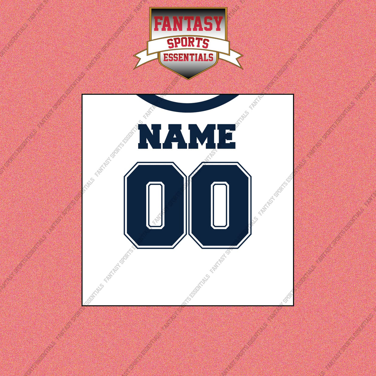 Dallas Cowboys Personalized Current Away Jersey Wall Art Prints