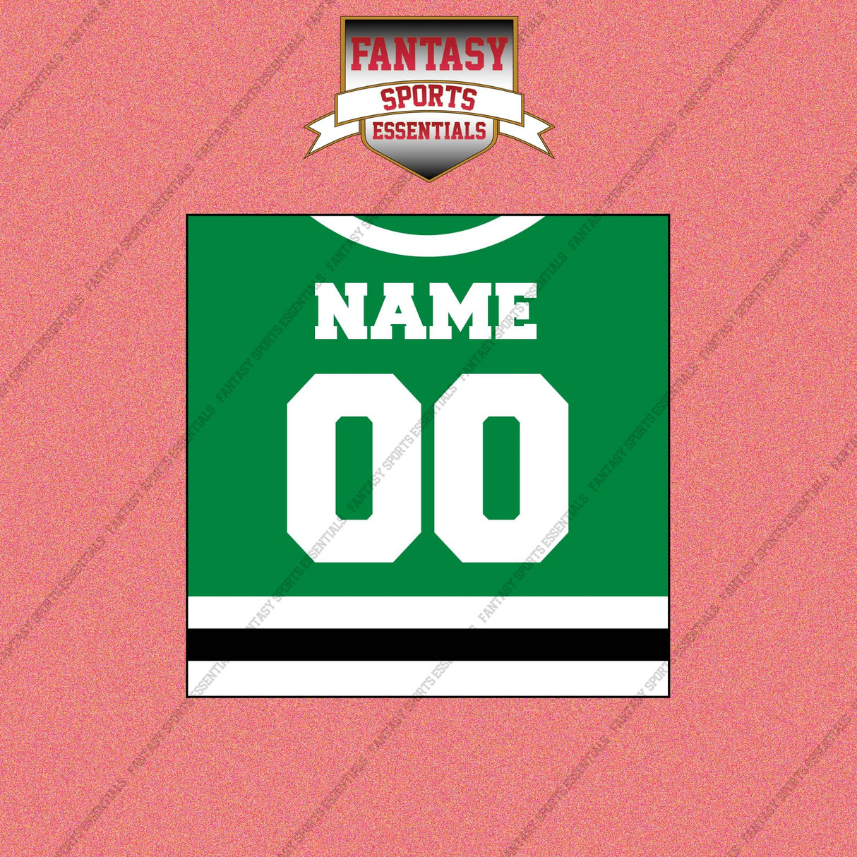 Dallas Stars Personalized Current Home Jersey Wall Art Prints