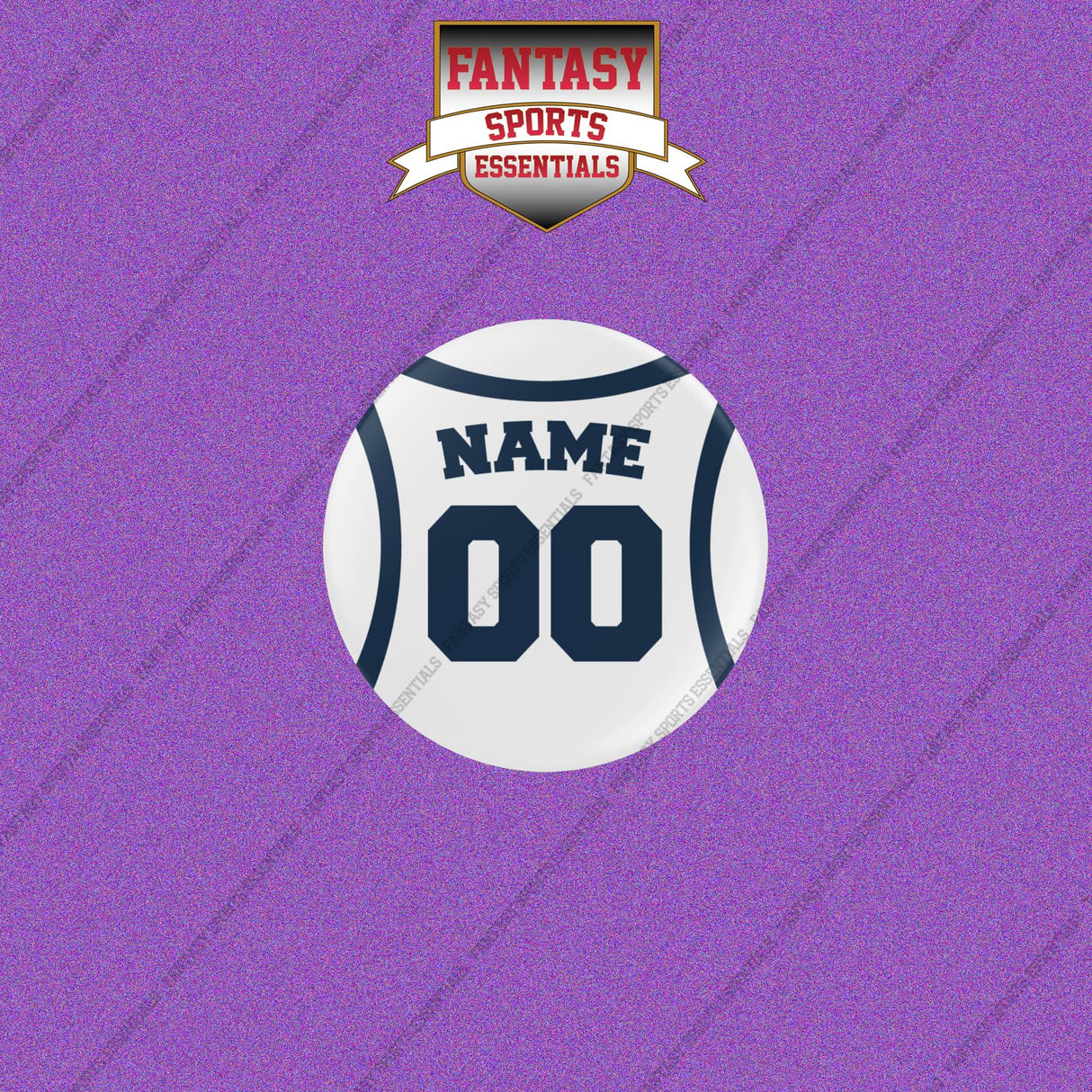 Denver Nuggets Personalized Current Away Jersey Buttons