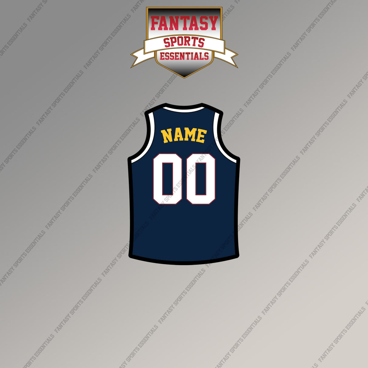 Denver Nuggets Personalized Current Home Jersey Magnets