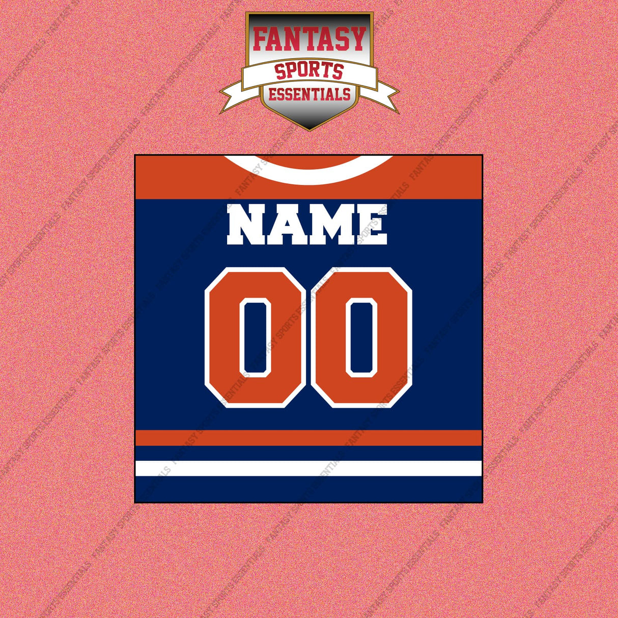Edmonton Oilers Personalized Current Home Jersey Wall Art Prints