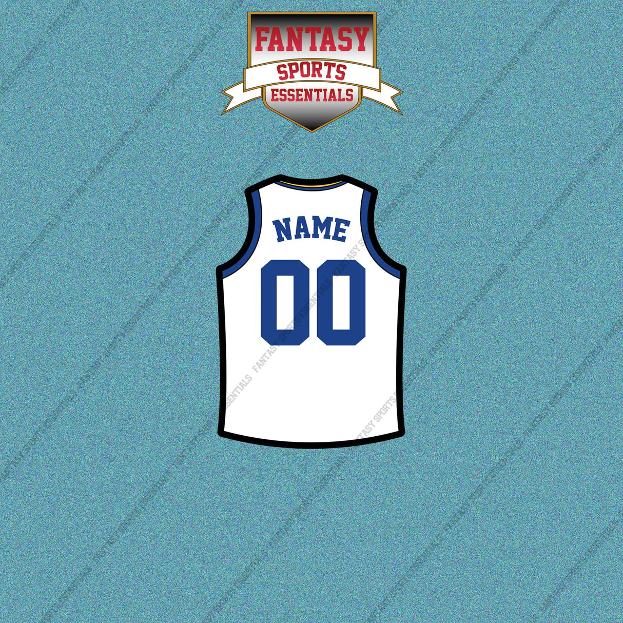 Golden State Warriors Personalized Current Away Jersey Car Decals