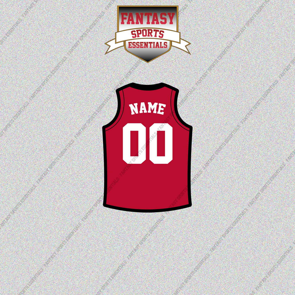 Houston Rockets Personalized Current Home Jersey Glossy Stickers (Enter Your Name and Number)