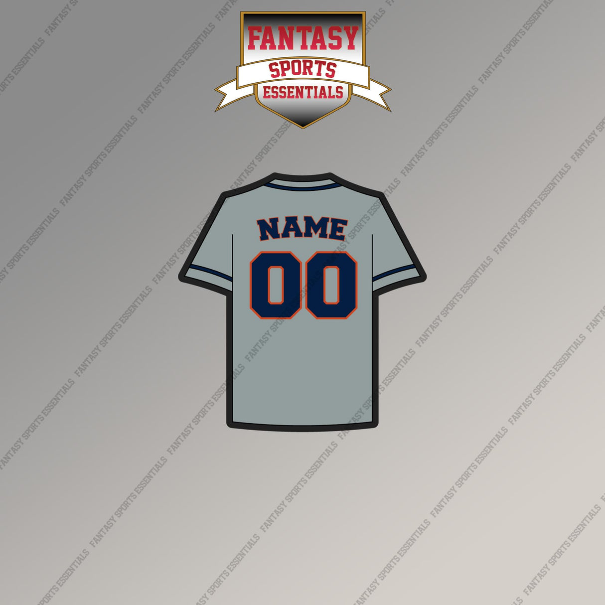 Houston Astros Personalized Current Away Jersey Magnets