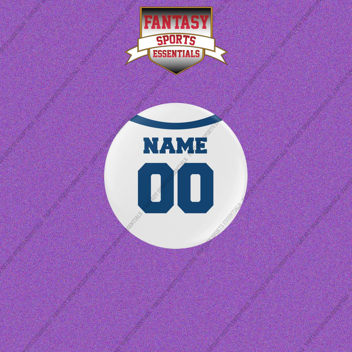 Indianapolis Colts Personalized Current Away Jersey Buttons