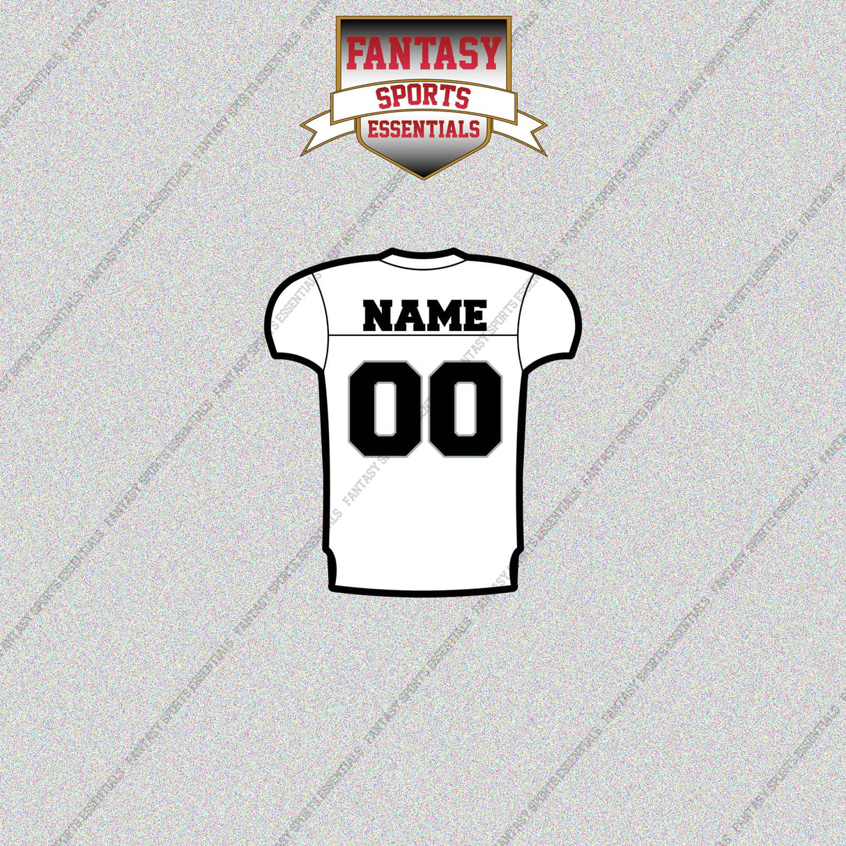 Las Vegas Raiders Personalized Current Away Jersey Glossy Stickers