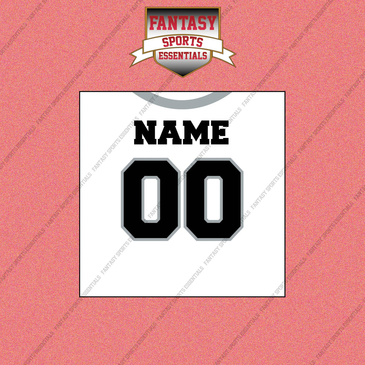 Las Vegas Raiders Personalized Current Away Jersey Wall Art Prints