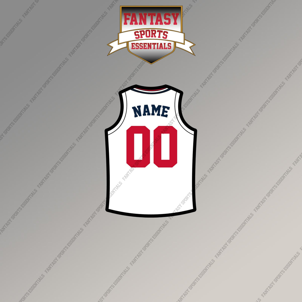 Los Angeles Clippers Personalized Current Away Jersey Magnets