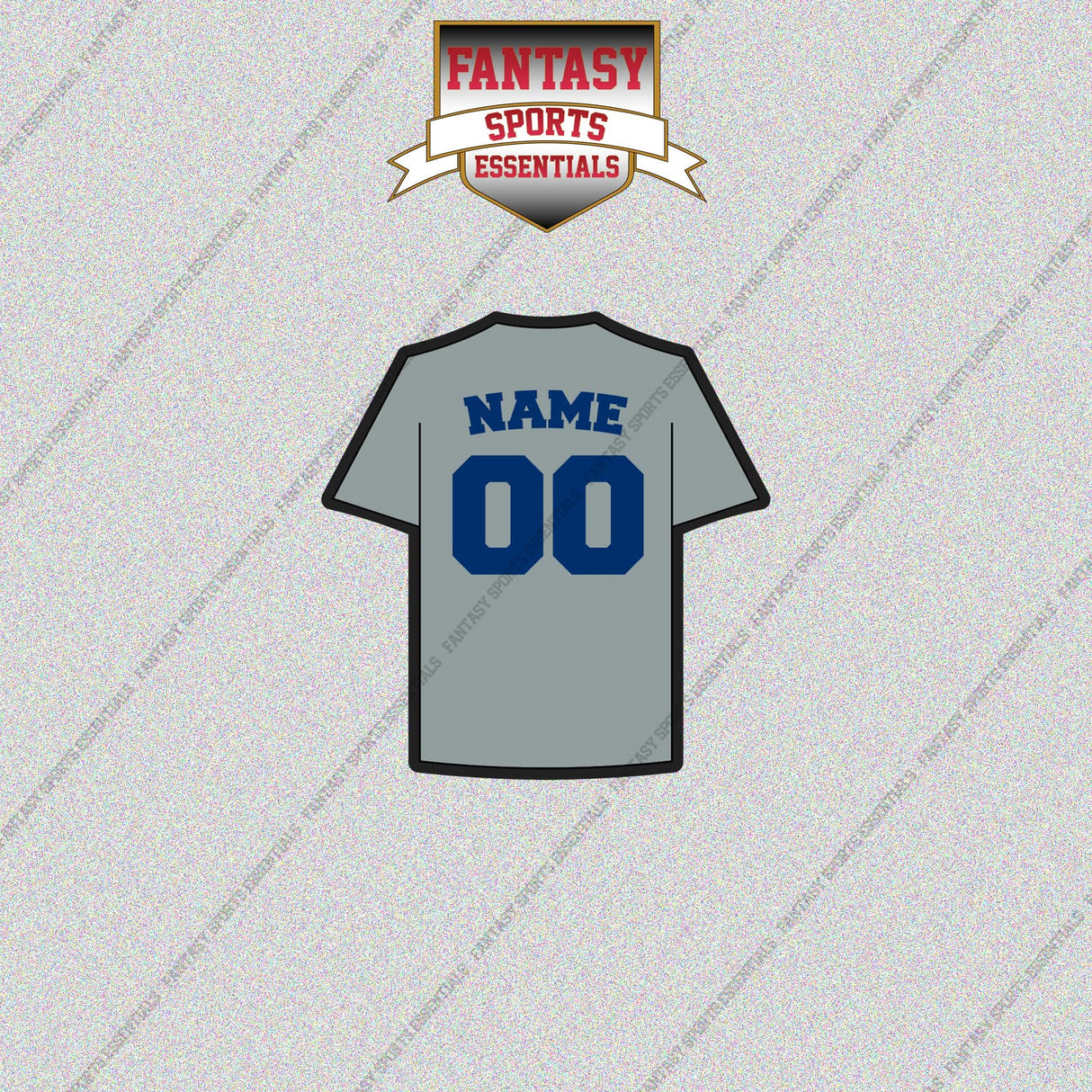 Los Angeles Dodgers Personalized Current Away Jersey Glossy Stickers