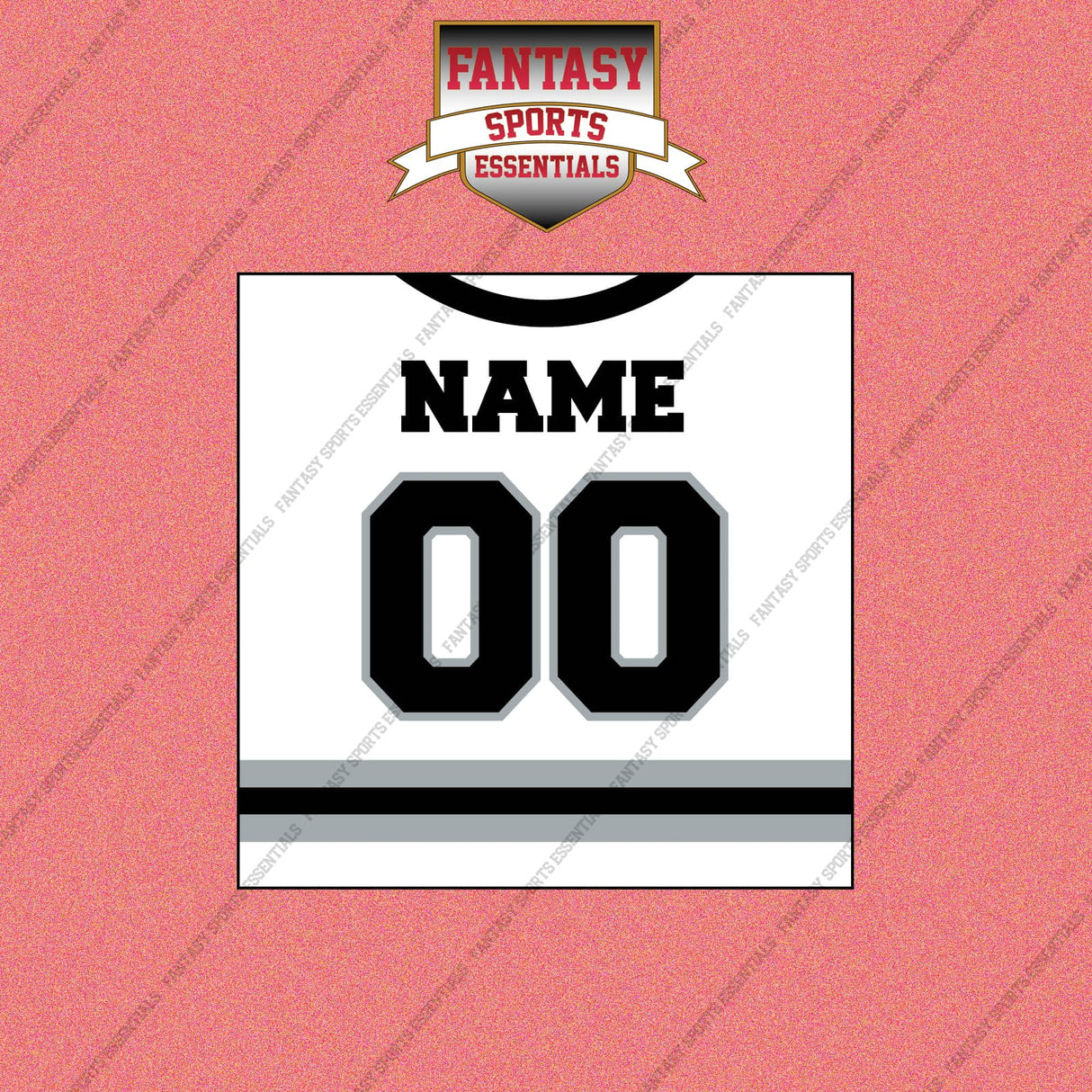 Los Angeles Kings Personalized Current Away Jersey Wall Art Prints