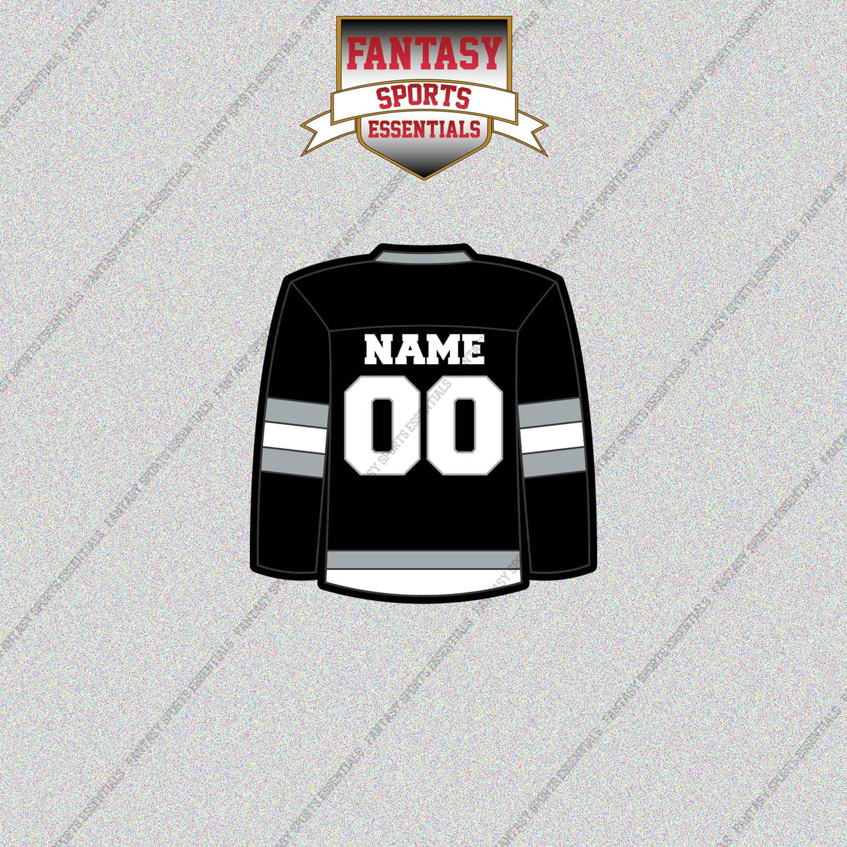 Los Angeles Kings Personalized Current Home Jersey Glossy Stickers