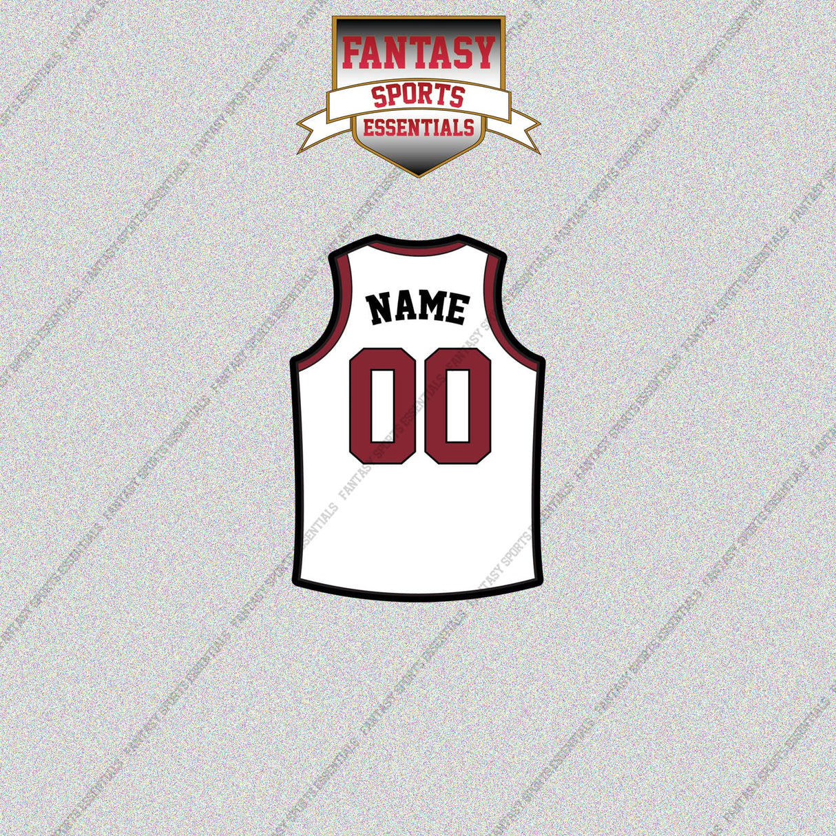 Miami Heat Personalized Current Away Jersey Glossy Stickers