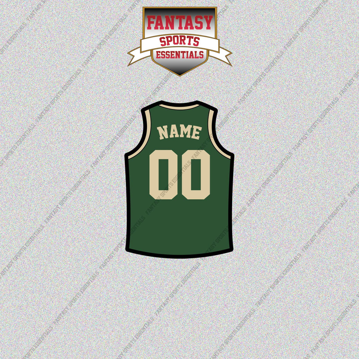 Milwaukee Bucks Personalized Current Home Jersey Glossy Stickers