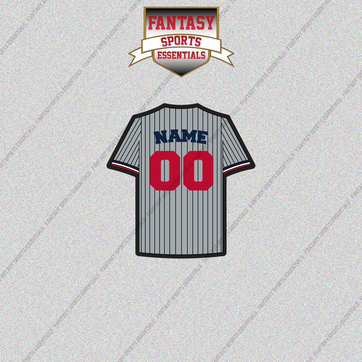 Minnesota Twins Personalized Current Away Jersey Glossy Stickers