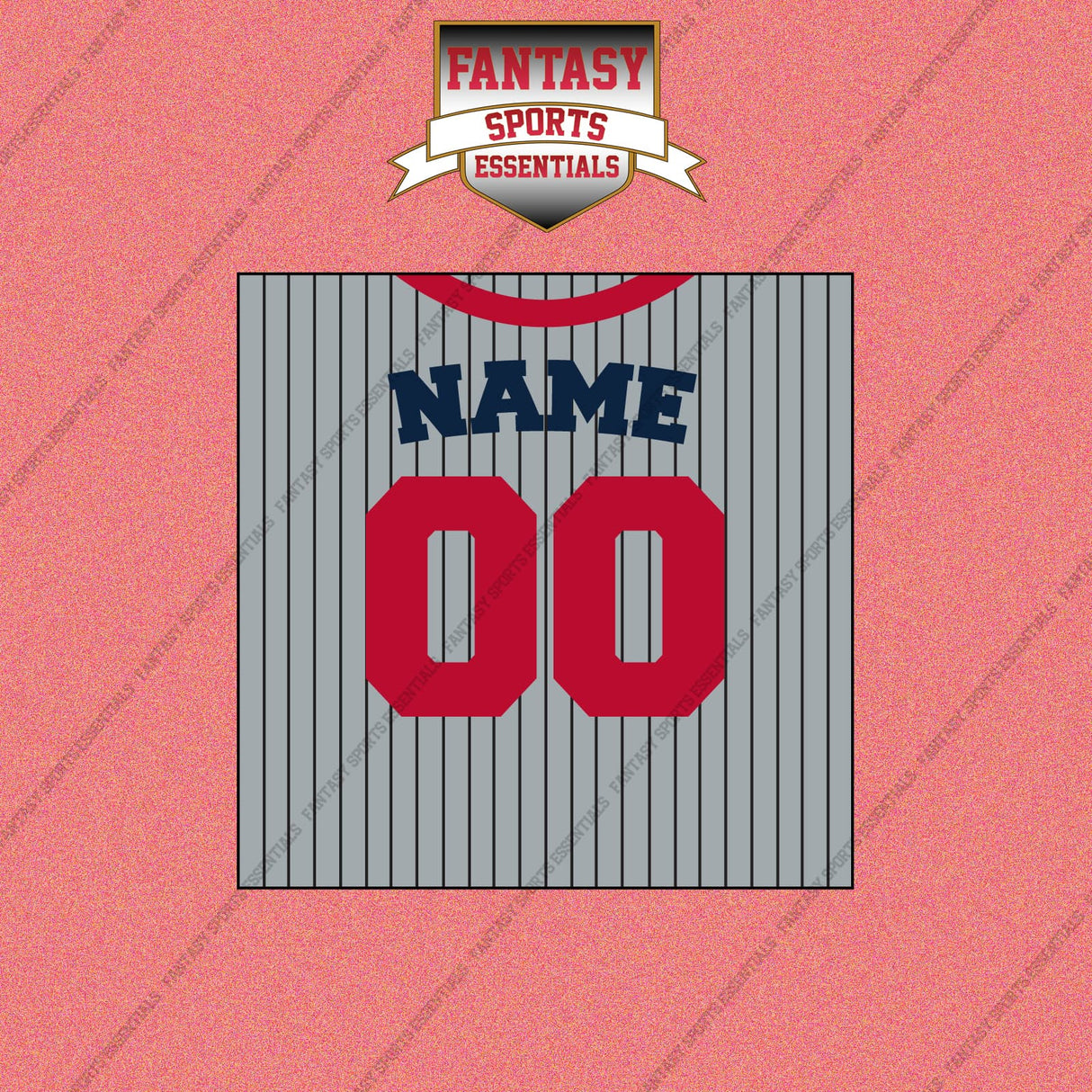 Minnesota Twins Personalized Current Away Jersey Wall Art Prints