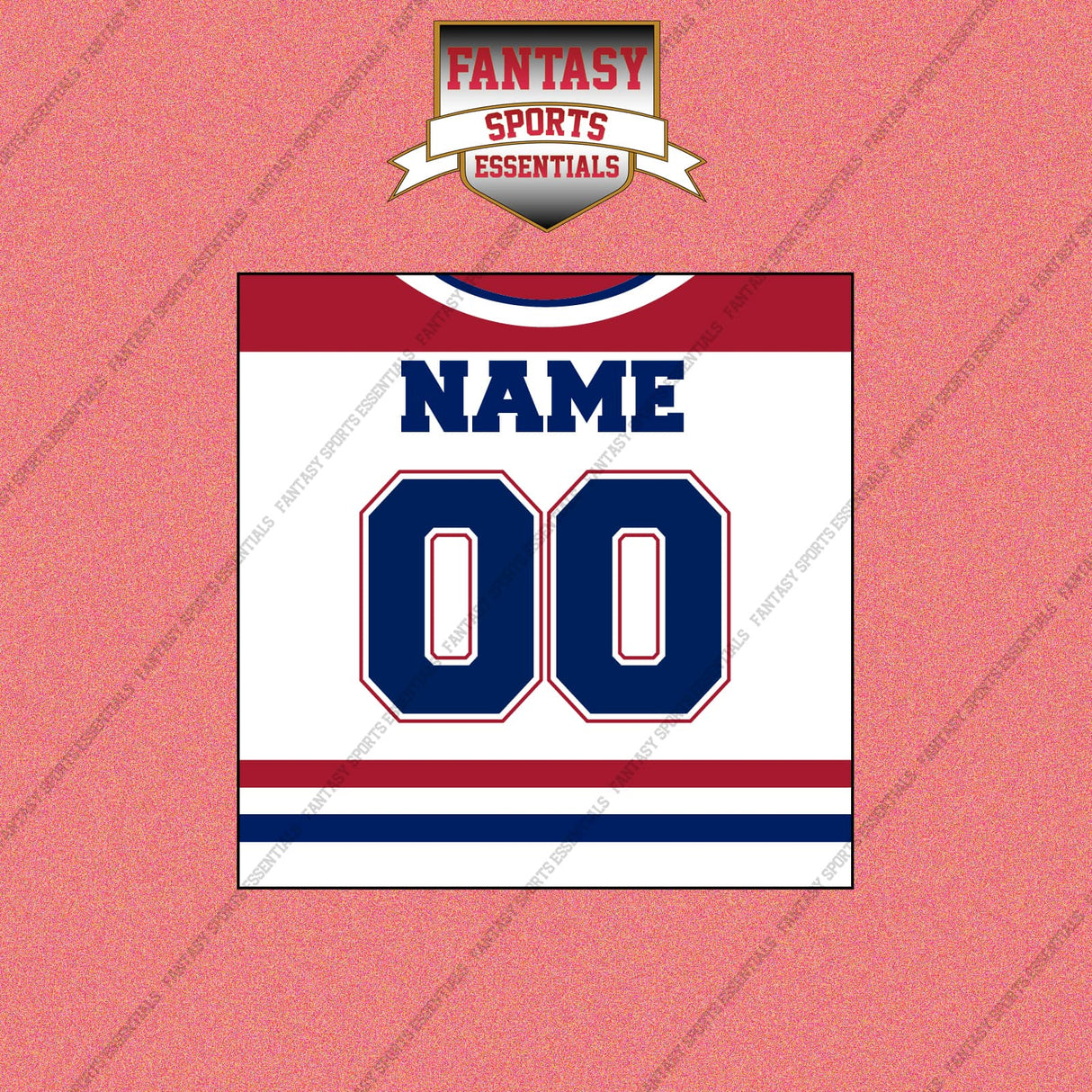 Montreal Canadiens Personalized Current Away Jersey Wall Art Prints