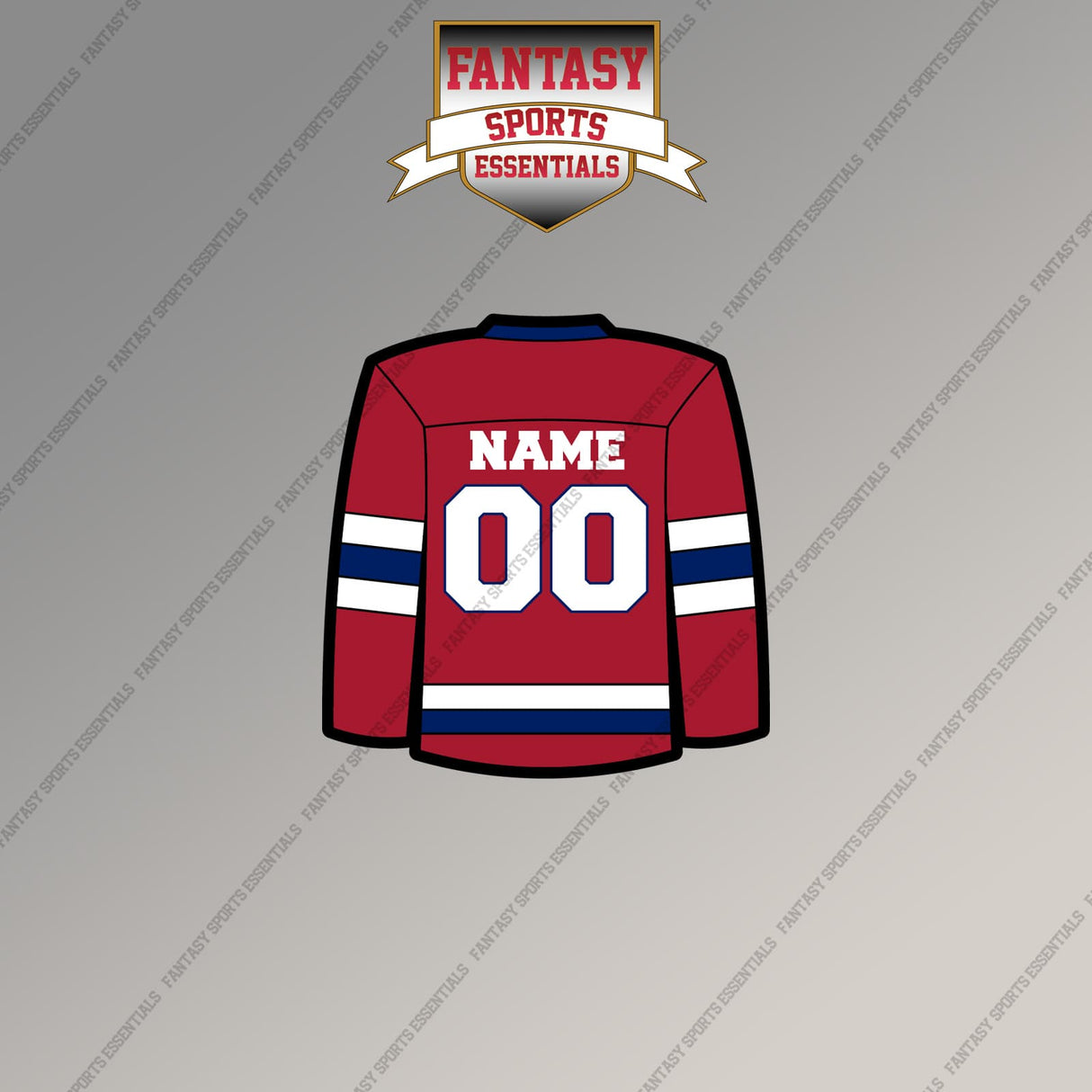 Montreal Canadiens Personalized Current Home Jersey Magnets