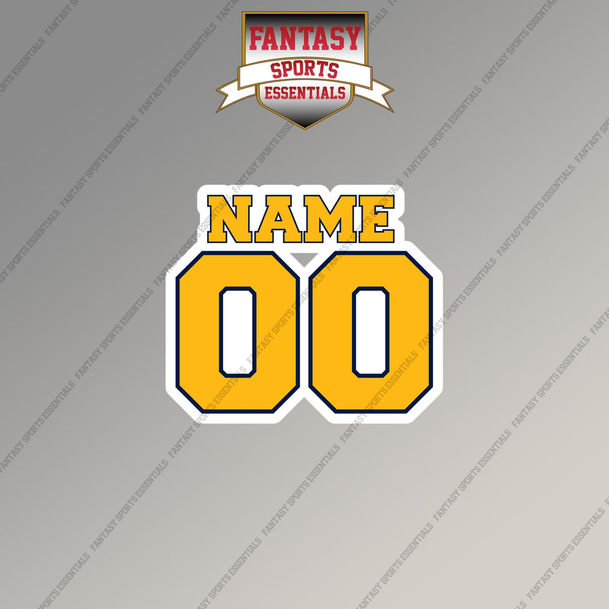Nashville Predators Personalized Current Name and Number Magnets