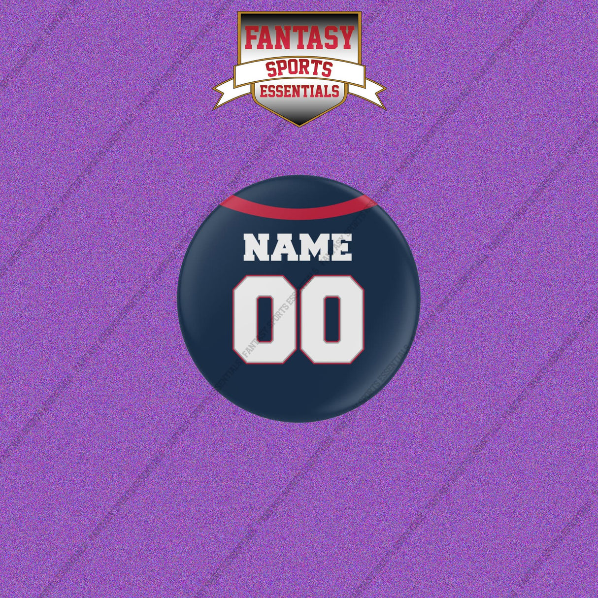 New England Patriots Personalized Current Home Jersey Buttons