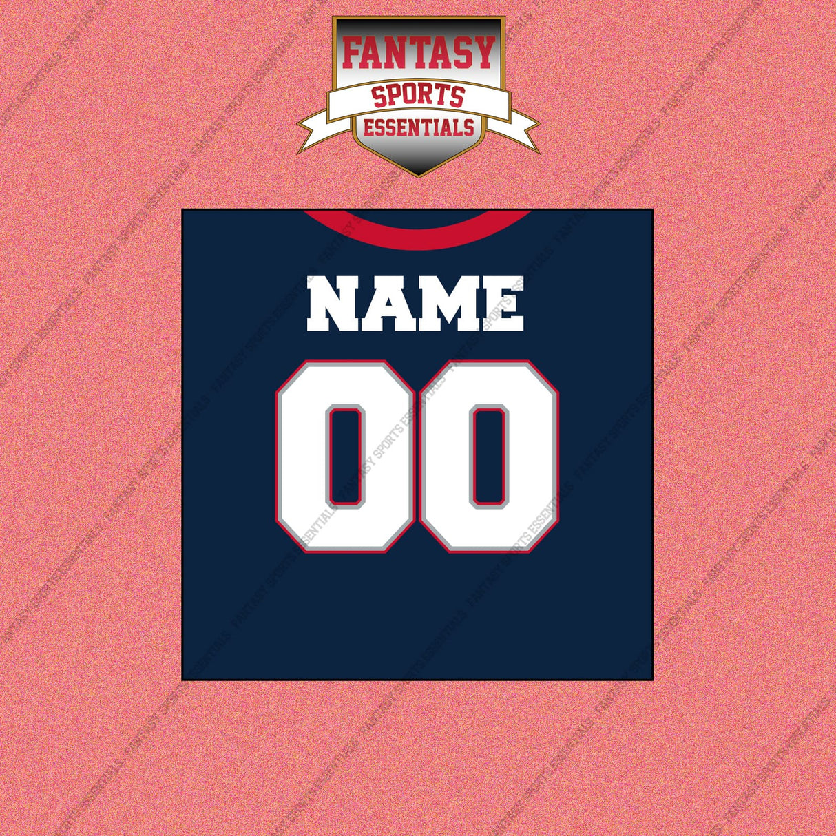 New England Patriots Personalized Current Home Jersey Wall Art Prints