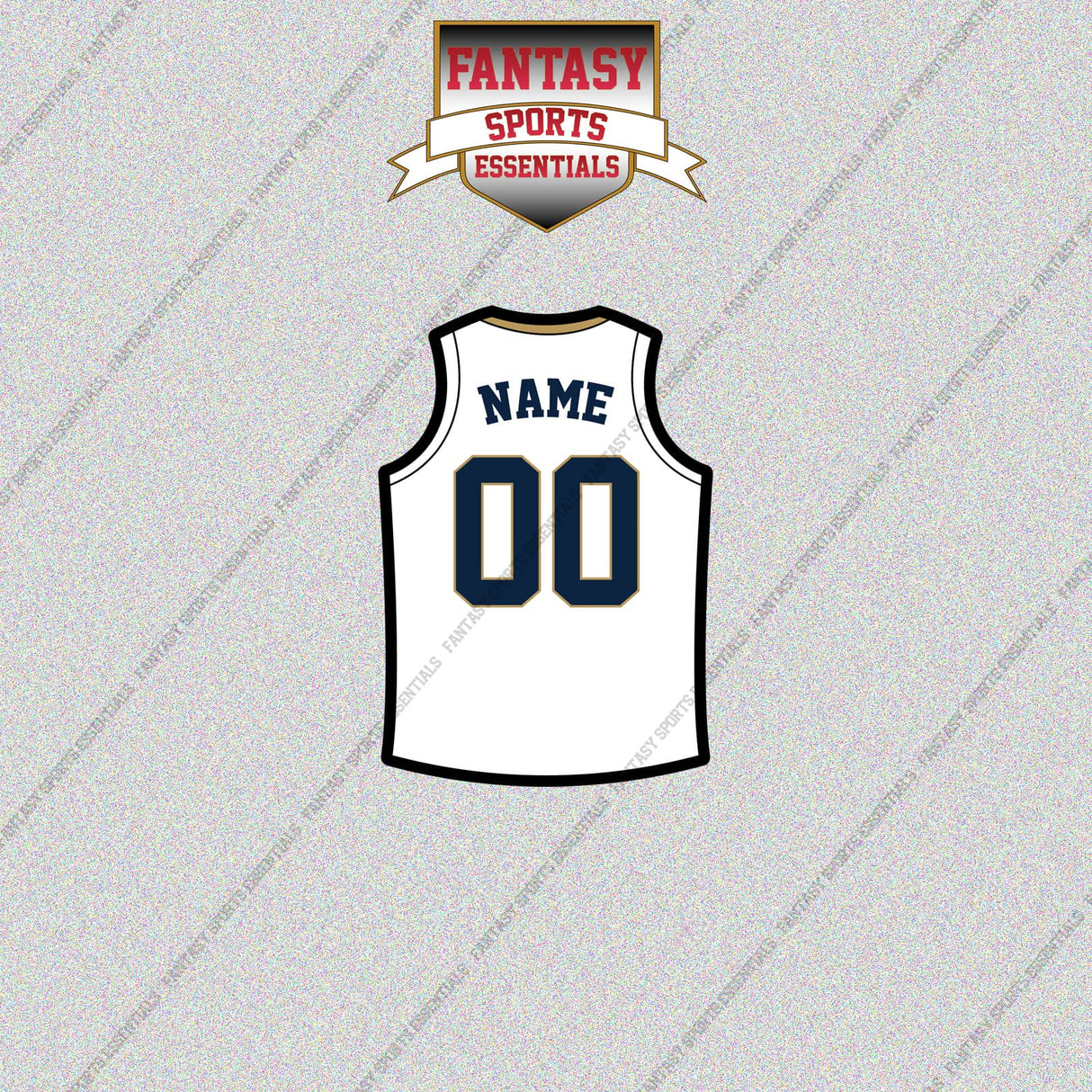 New Orleans Pelicans Personalized Current Away Jersey Glossy Stickers