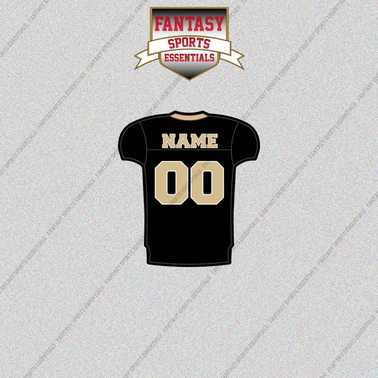 New Orleans Saints Personalized Current Home Jersey Glossy Stickers