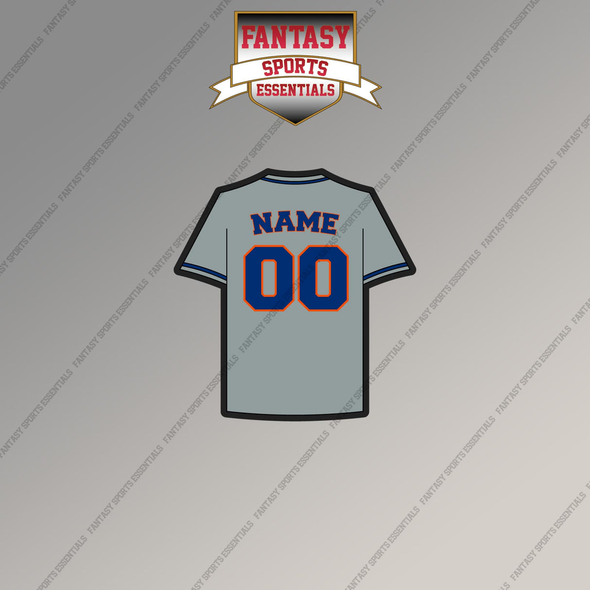 New York Mets Personalized Current Away Jersey Magnets