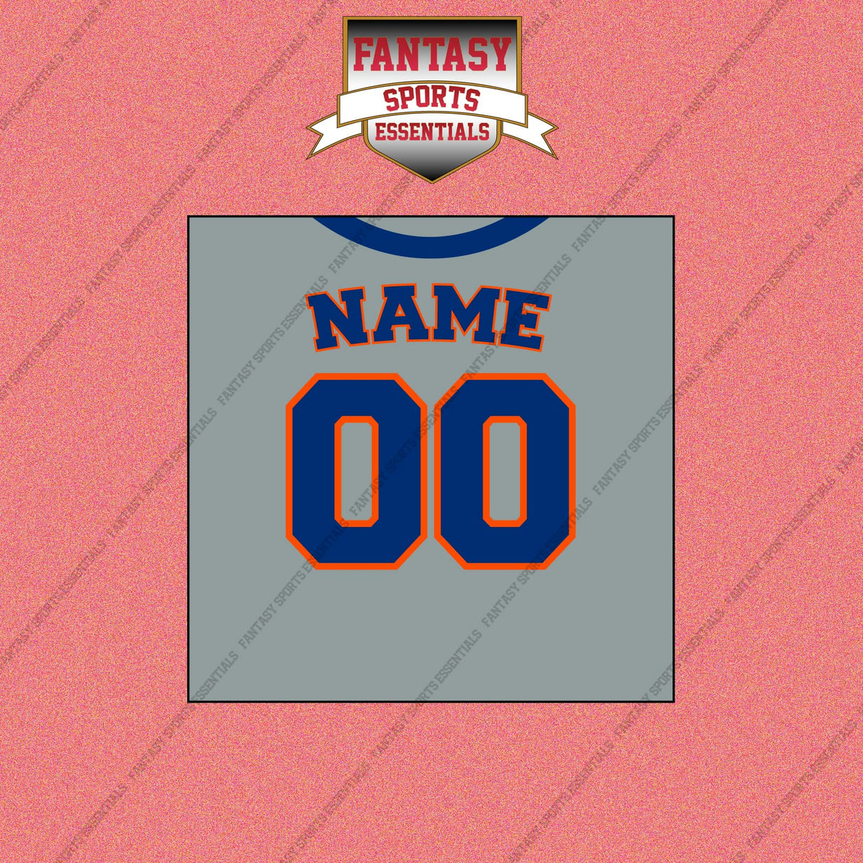 New York Mets Personalized Current Away Jersey Wall Art Prints