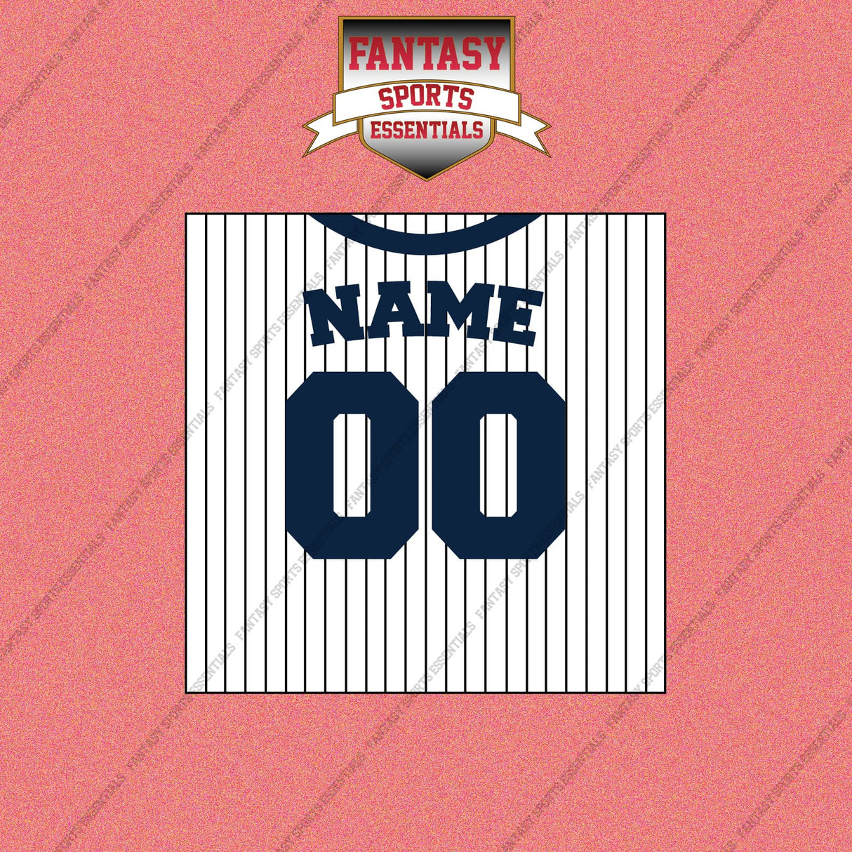 New York Yankees Personalized Current Home Jersey Wall Art Prints