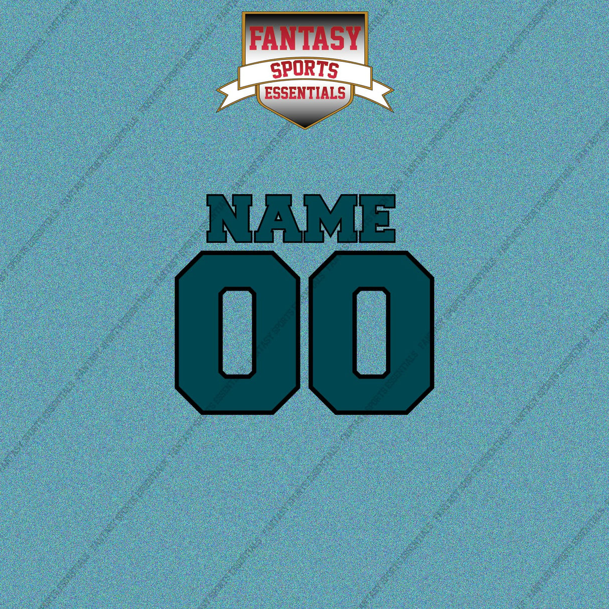 Philadelphia Eagles Personalized Current Name and Number Car Decals