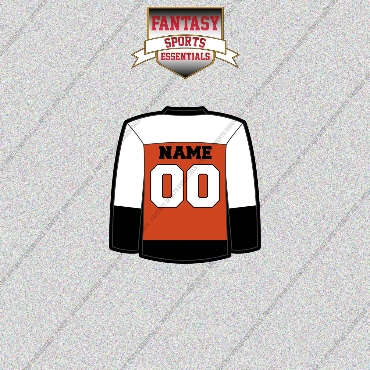 Philadelphia Flyers Personalized Current Home Jersey Glossy Stickers