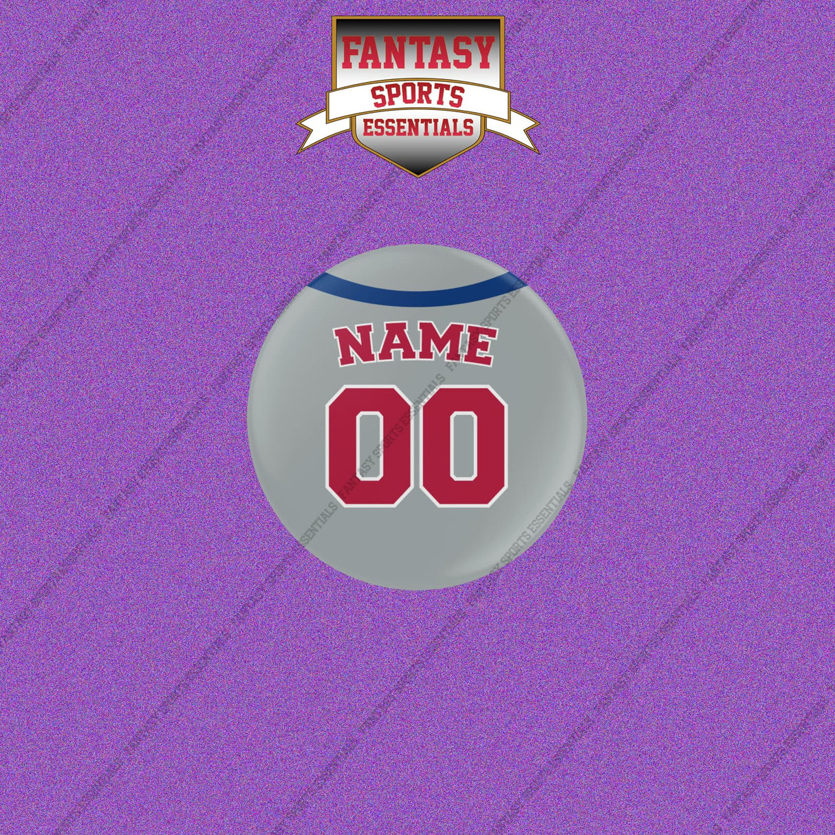 Philadelphia Phillies Personalized Current Away Jersey Buttons