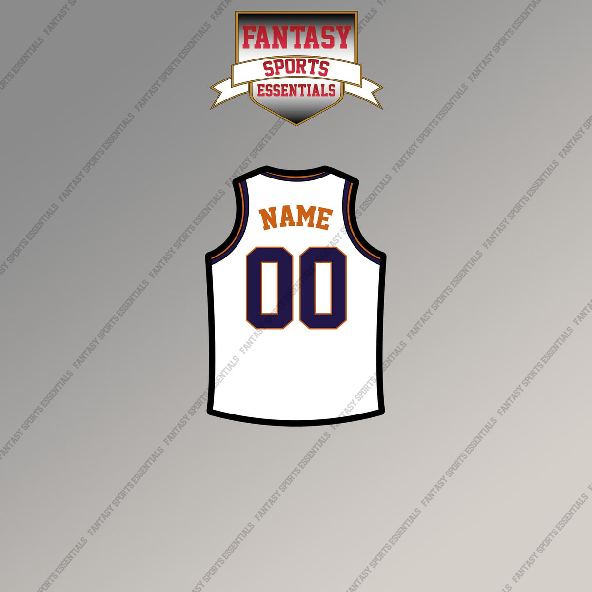 Phoenix Suns Personalized Current Away Jersey Magnets