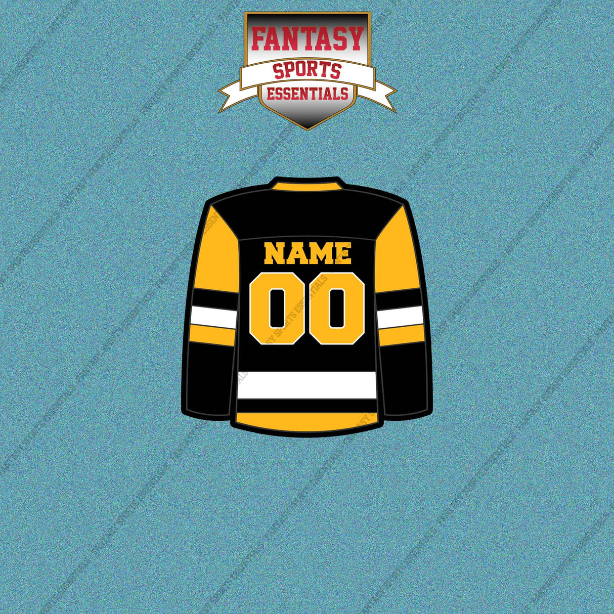 Pittsburgh Penguins Personalized Current Home Jersey Car Decals
