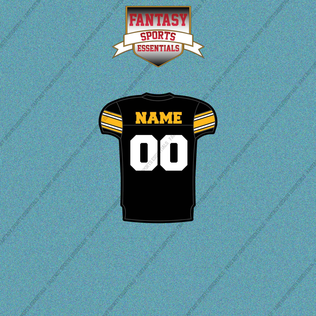Pittsburgh Steelers Personalized Current Home Jersey Car Decals