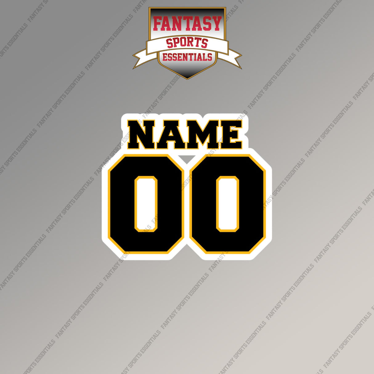 Pittsburgh Steelers Personalized Current Name and Number Magnets