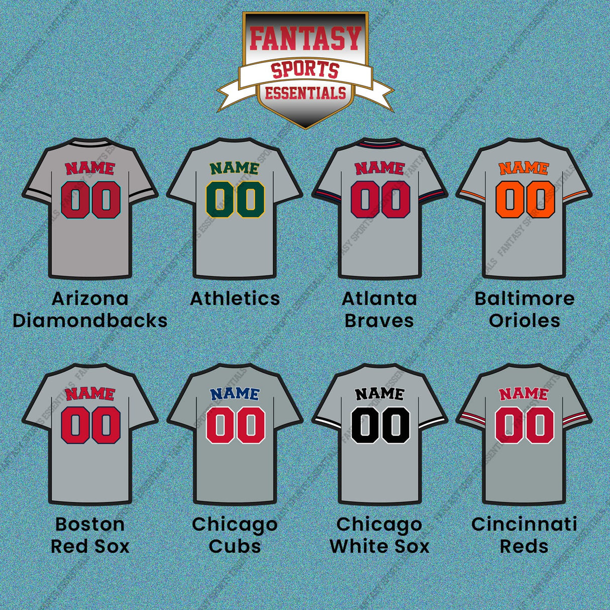 Pro Baseball Personalized Current Away Jersey Car Decals (A-L) (Enter Your Name and Number) Page 1