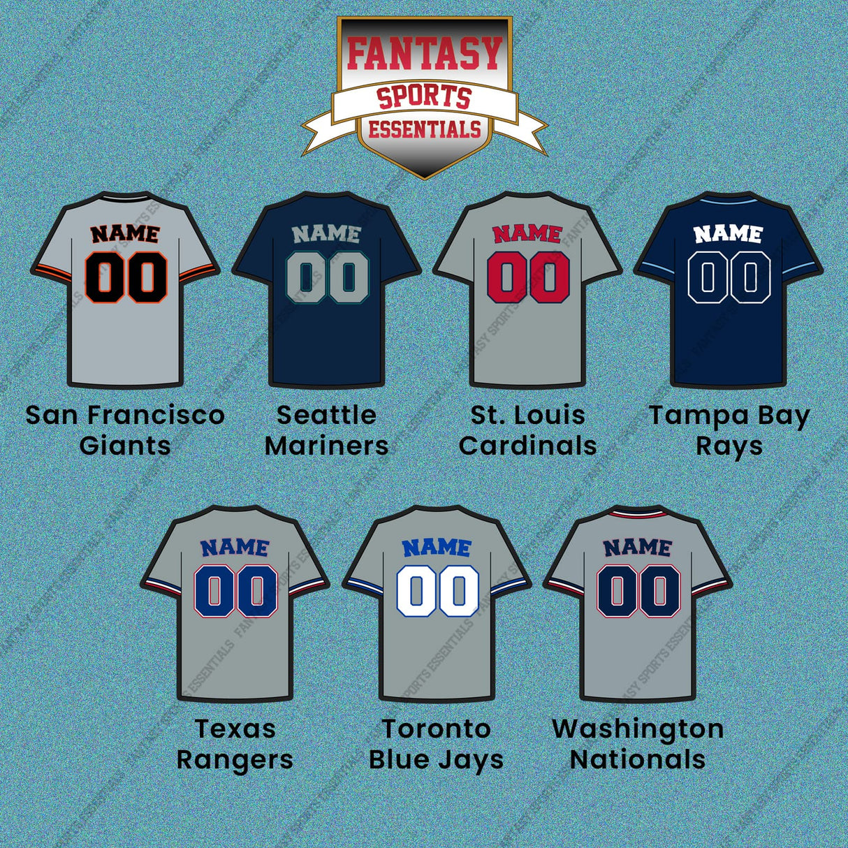 Pro Baseball Personalized Current Away Jersey Car Decals (M-W) (Enter Your Name and Number) Page 2