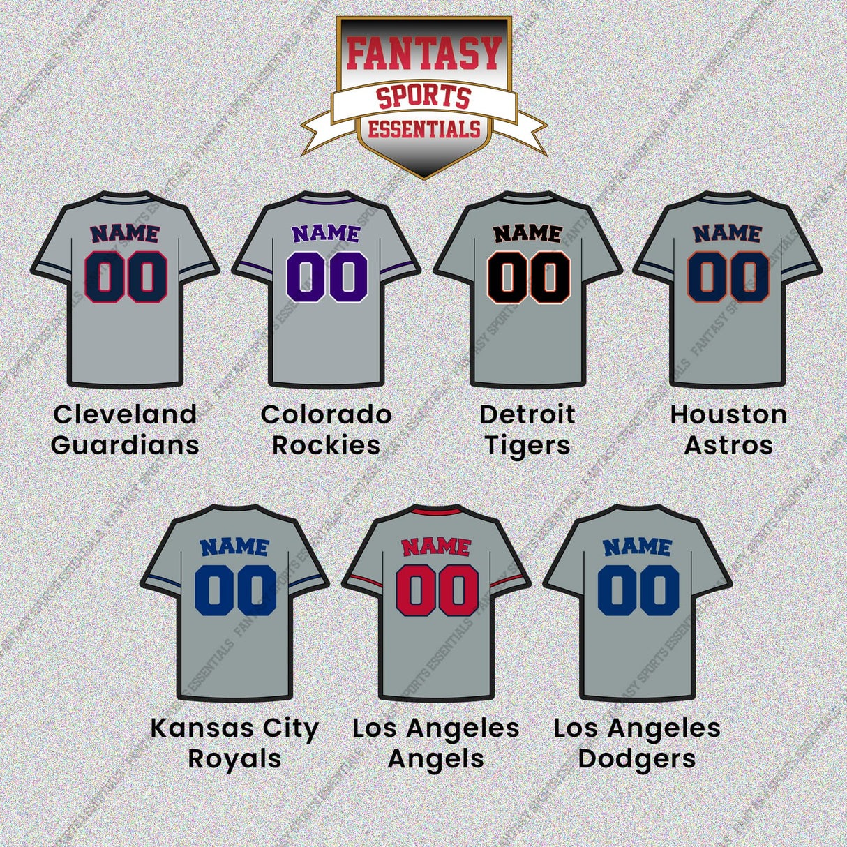 Pro Baseball Personalized Current Away Jersey Glossy Stickers (A-K) (Enter Your Name and Number) Page 2