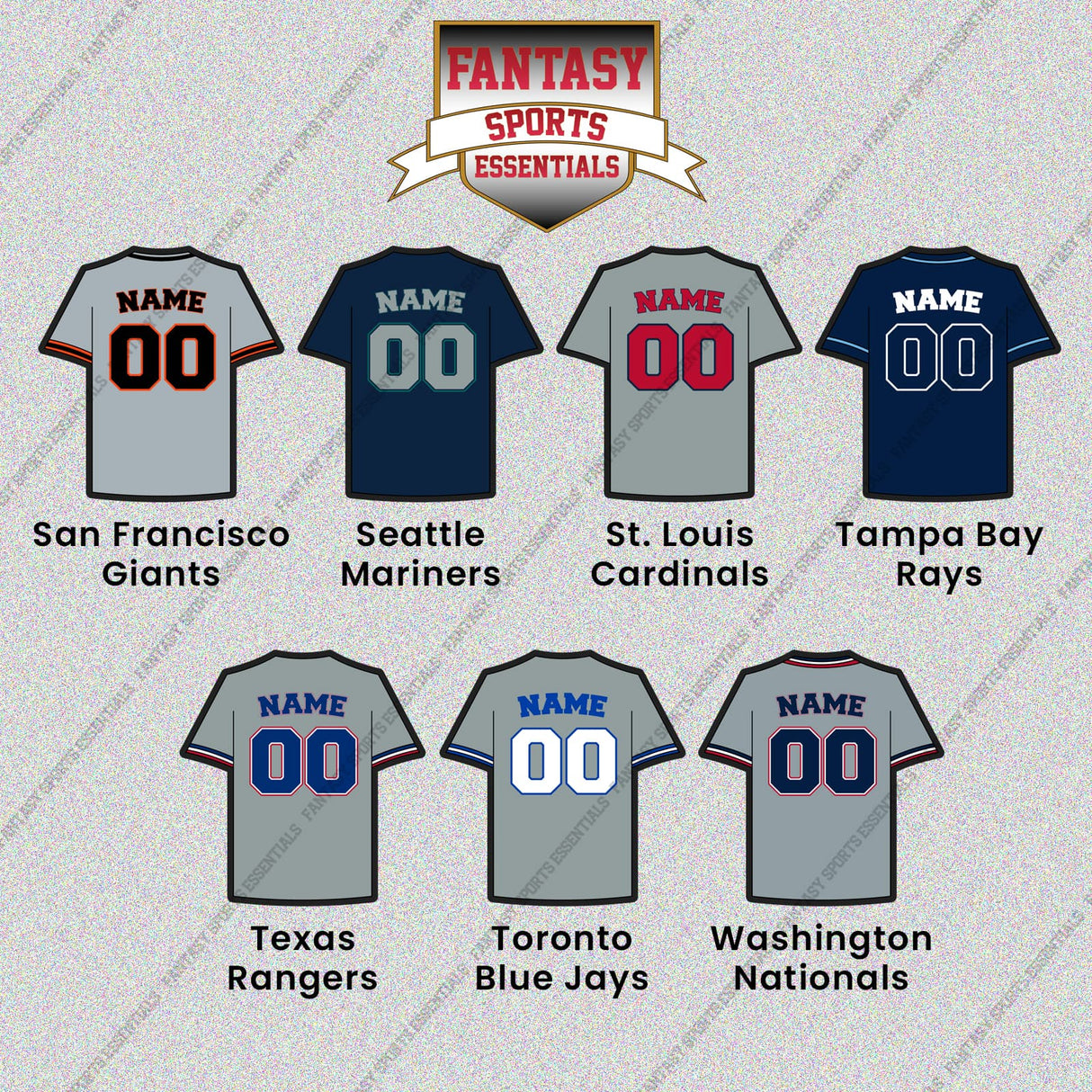 Pro Baseball Personalized Current Away Jersey Glossy Stickers (M-W) (Enter Your Name and Number) Page 2