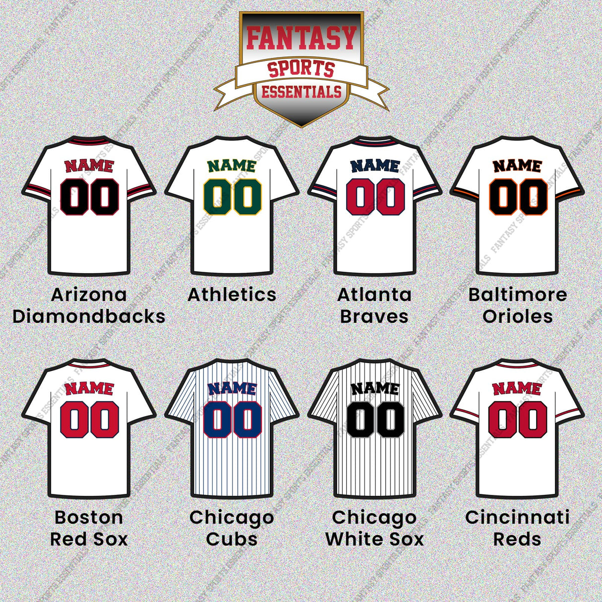 Pro Baseball Personalized Current Home Jersey Glossy Stickers (A-L) (Enter Your Name and Number) Page 1