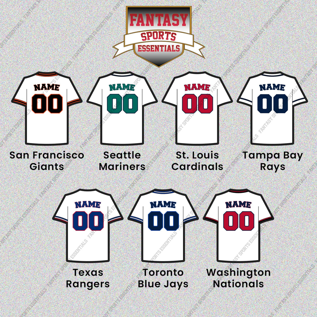 Pro Baseball Personalized Current Home Jersey Glossy Stickers (M-W) (Enter Your Name and Number) Page 2