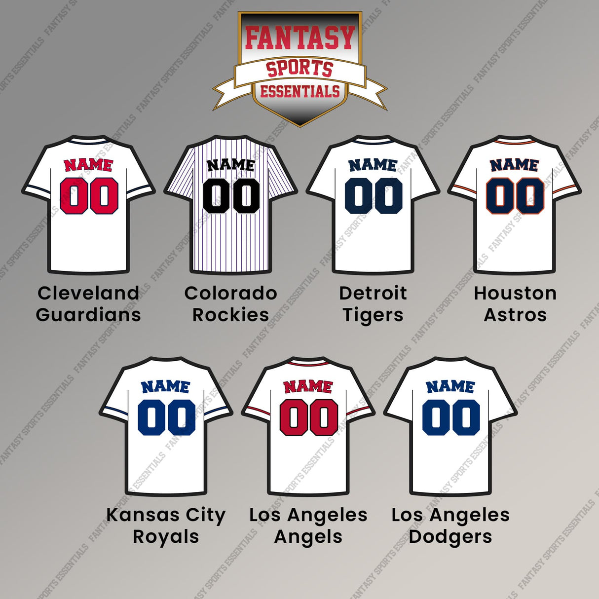 Pro Baseball Personalized Current Home Jersey Magnets (A-L) (Enter Your Name and Number) Page 2