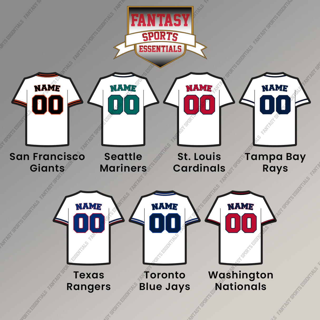 Pro Baseball Personalized Current Home Jersey Magnets (M-W) (Enter Your Name and Number) Page 2