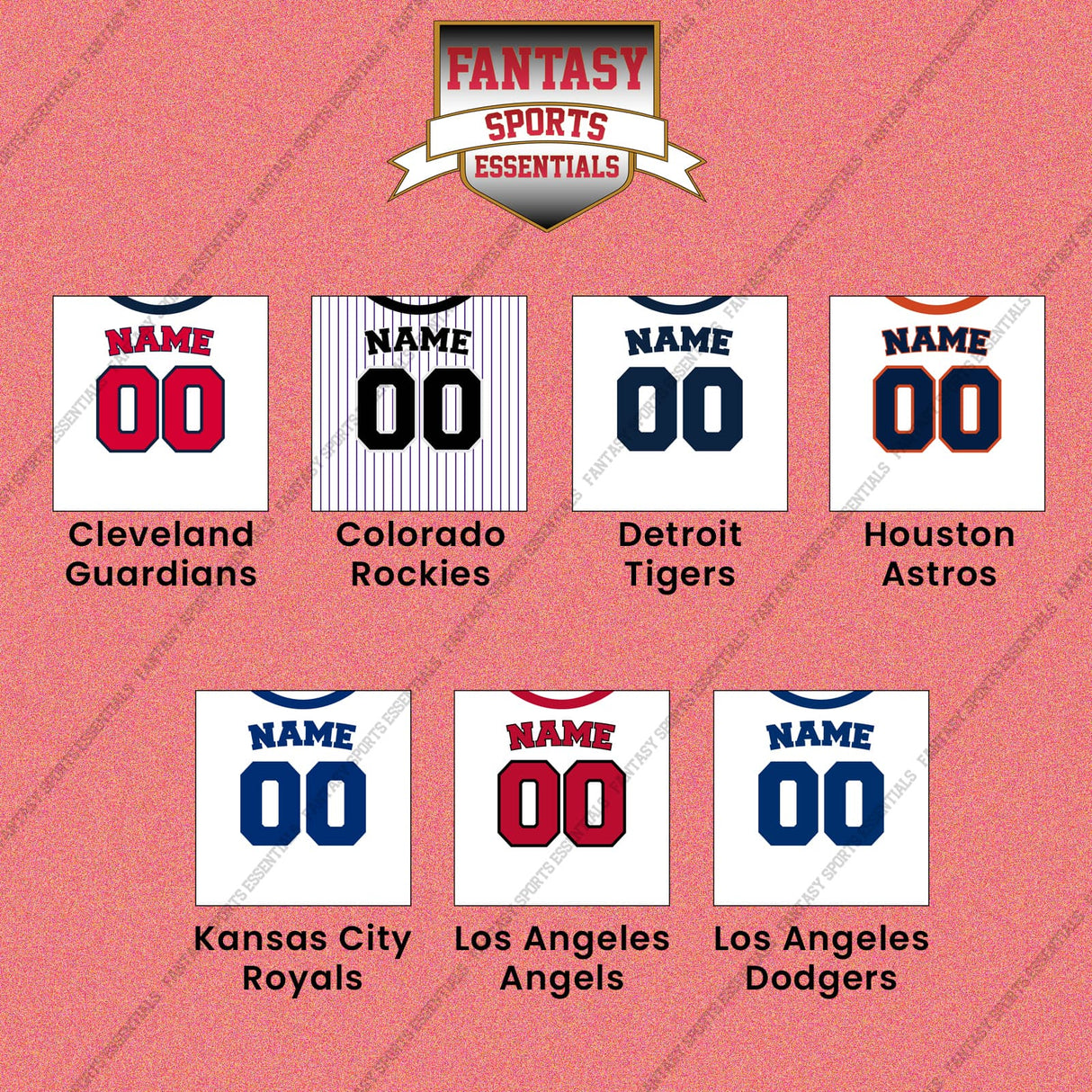 Pro Baseball Personalized Current Home Jersey Wall Art Prints (A-L) (Enter Your Name and Number) Page 2