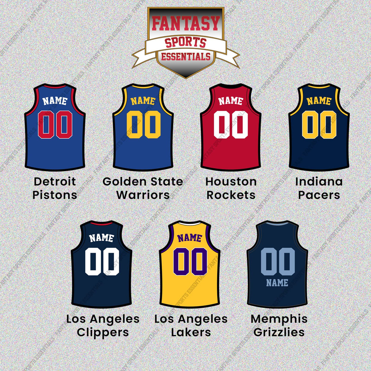 Pro Basketball Personalized Current Home Jersey Glossy Stickers (A-M) (Enter Your Name and Number) Page 2