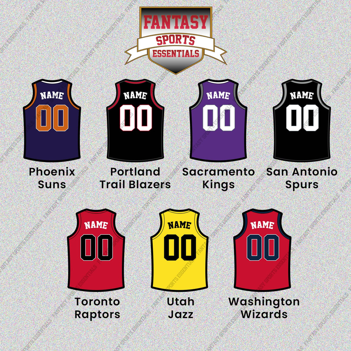 Pro Basketball Personalized Current Home Jersey Glossy Stickers (M-W) (Enter Your Name and Number) Page 2