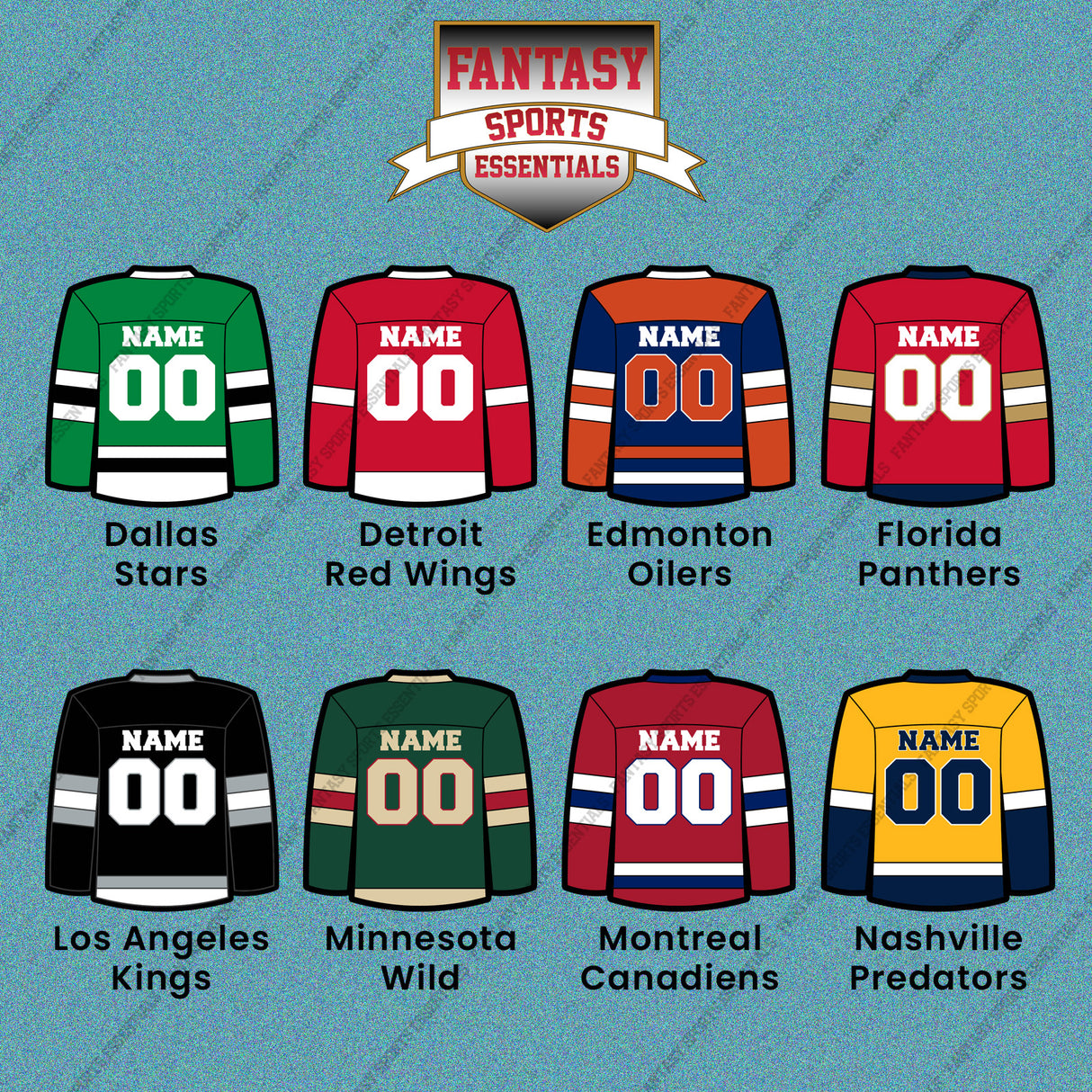 Pro Hockey Personalized Current Home Jersey Car Decals (A-N) (Enter Your Name and Number) Page 2